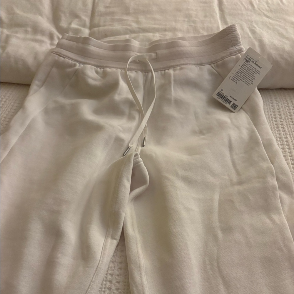 Lululemon White Jogger Pants